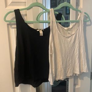 Boxy Tanks - 2 Pack - H&M Basics